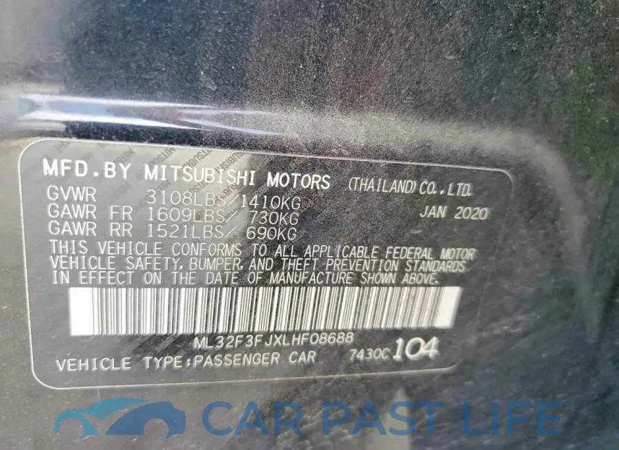 ML32F3FJXLHF08688# 12