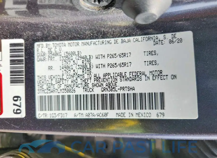 3TMCZ5AN7LM350026# 13