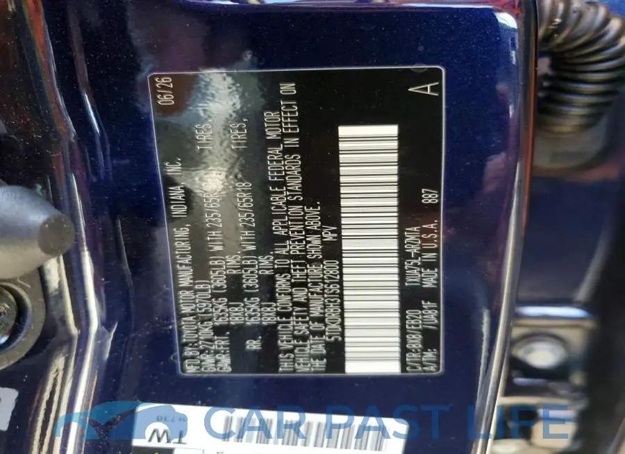 5TDKDRBH3TS612800# 13