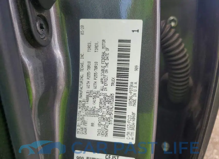 5TFDY5F19LX932085# 12