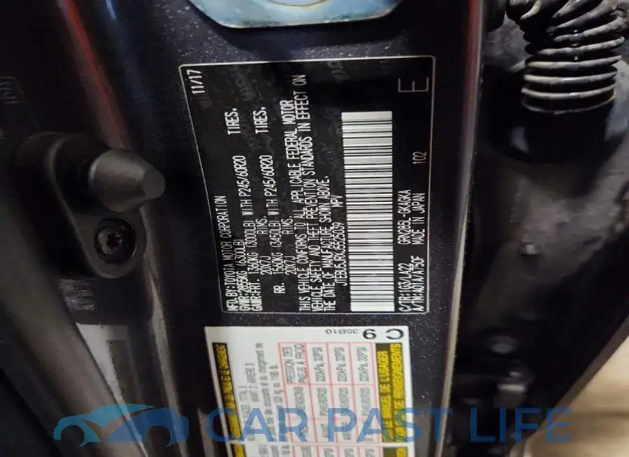 JTEBU5JRXJ5525039# 13