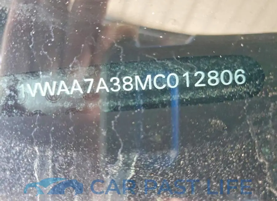 1VWAA7A38MC012806# 12