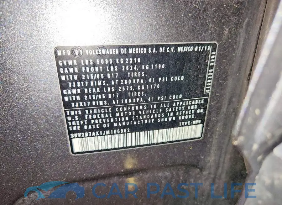 3VV2B7AX1JM105962# 14