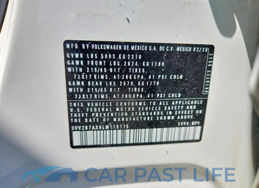 3VV2B7AX6LM115115# 14