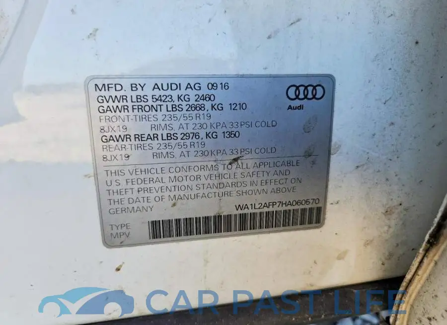 WA1L2AFP7HA060570# 13