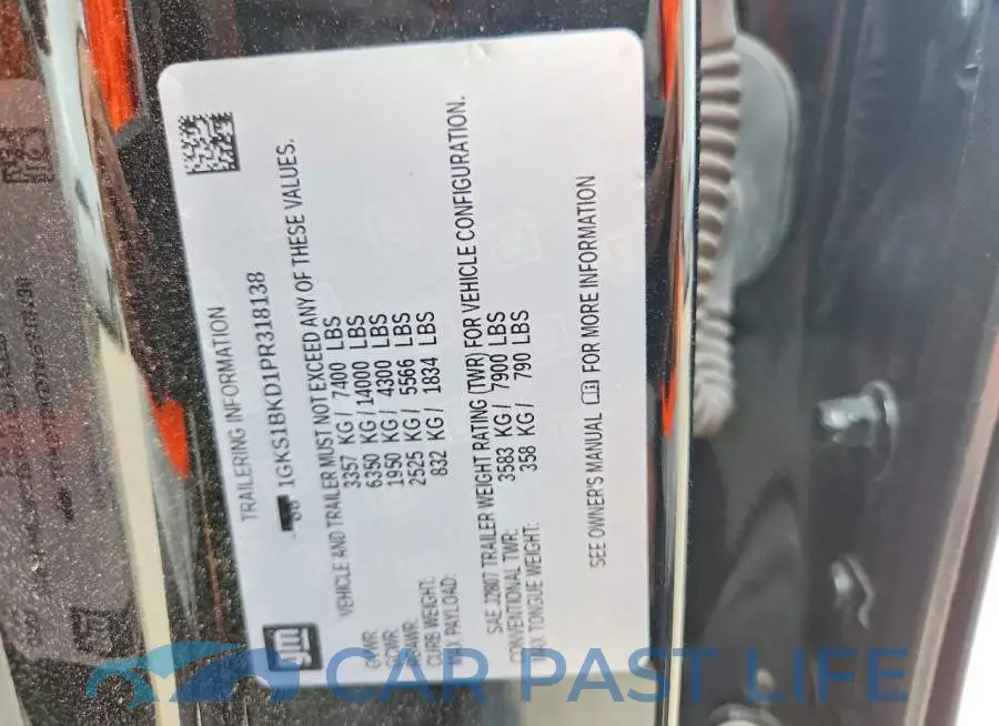 1GKS1BKD1PR318138# 13
