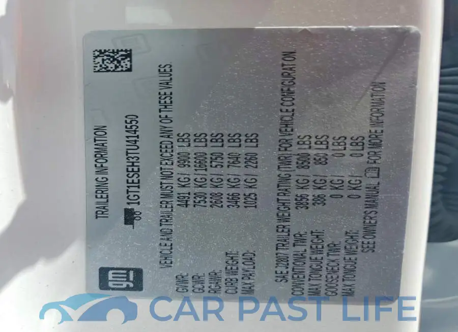 1GT1ESEH3TU414550# 12