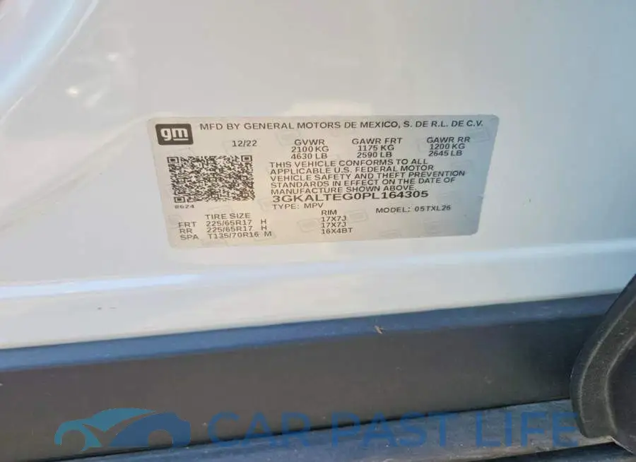 3GKALTEG0PL164305# 12