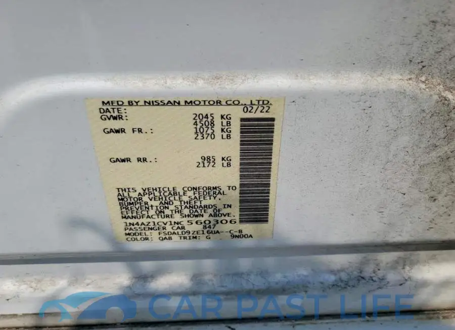 1N4AZ1CV1NC560306# 13