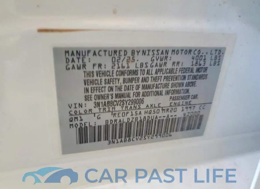 3N1AB8CV2SY299006# 12