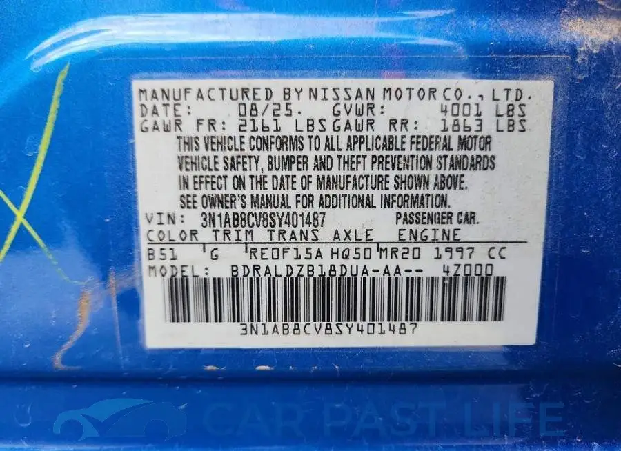 3N1AB8CV8SY401487# 12
