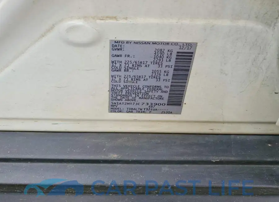 5N1AT2MT7JC733900# 13