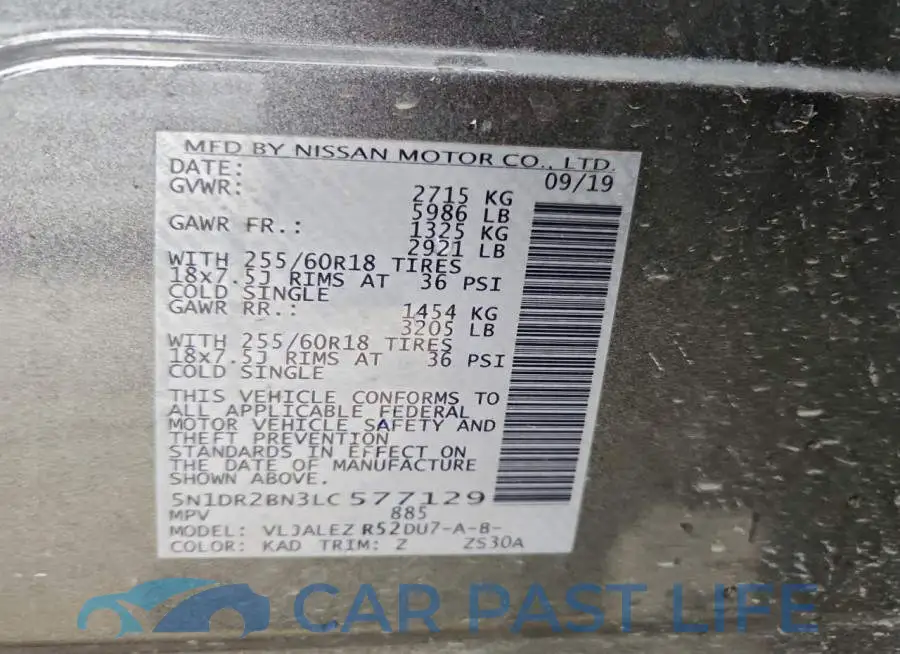 5N1DR2BN3LC577129# 13
