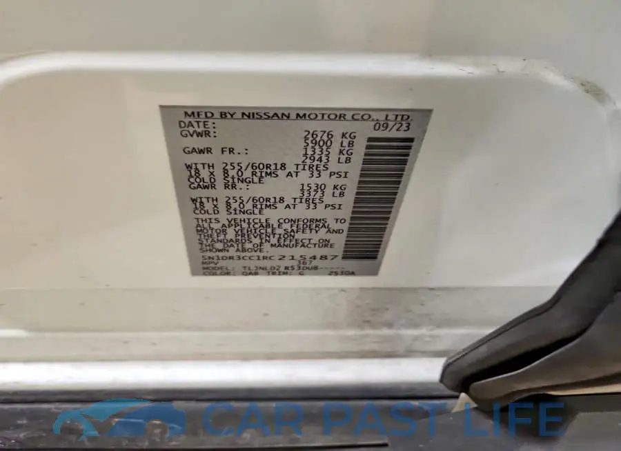 5N1DR3CC1RC215487# 13