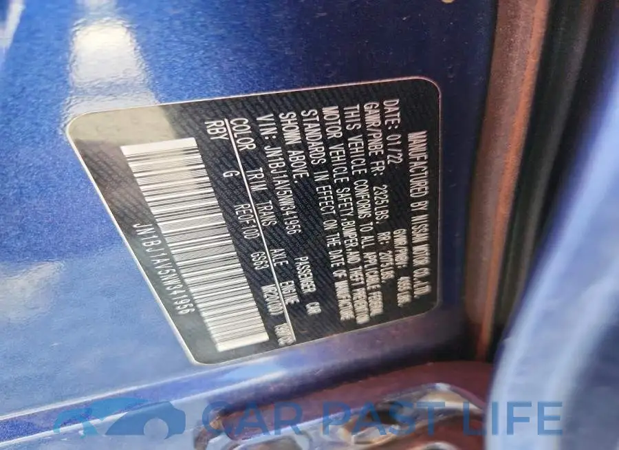 JN1BJ1AV5NW341956# 14