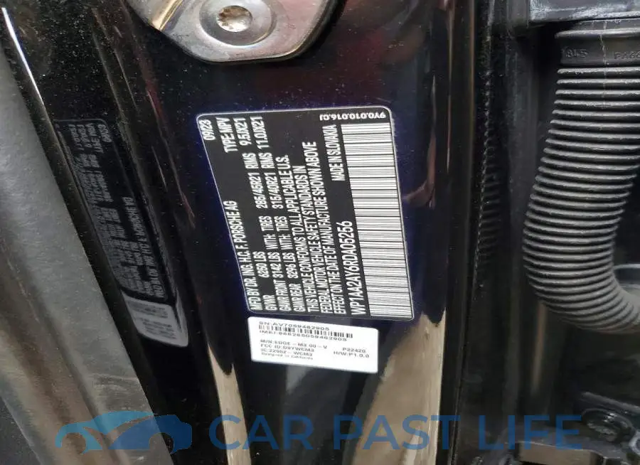 WP1AA2AY6RDA05256# 13