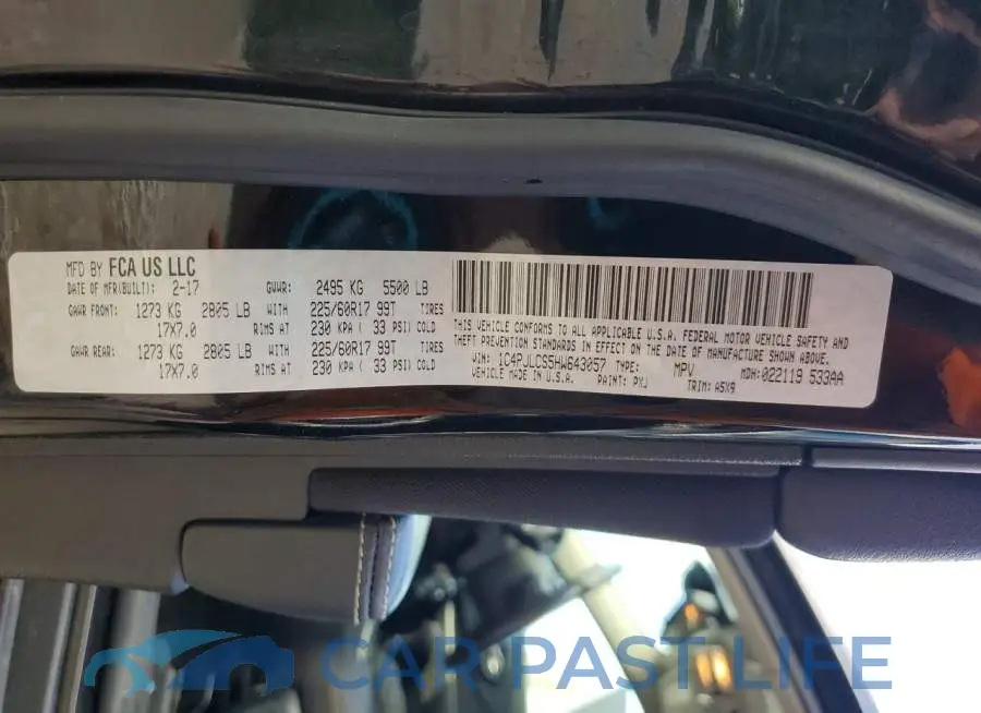 1C4PJLCS5HW643057# 13