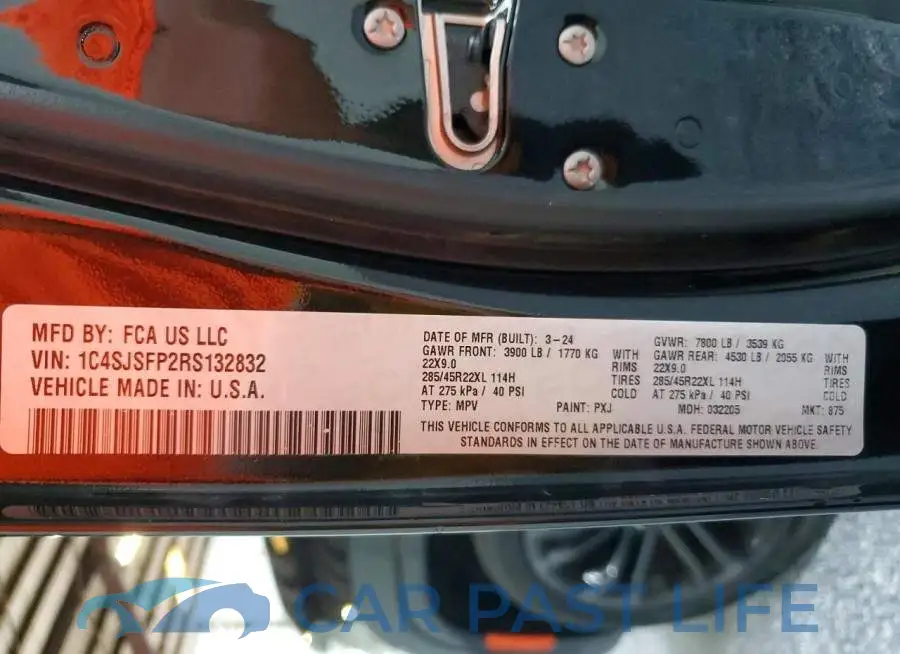 1C4SJSFP2RS132832# 13