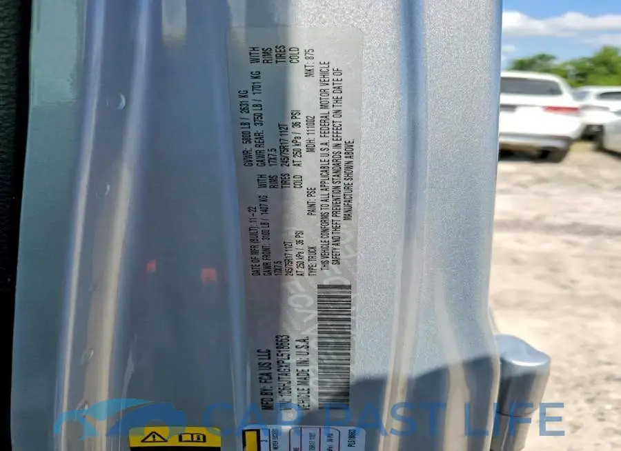 1C6HJTAGXPL518663# 12