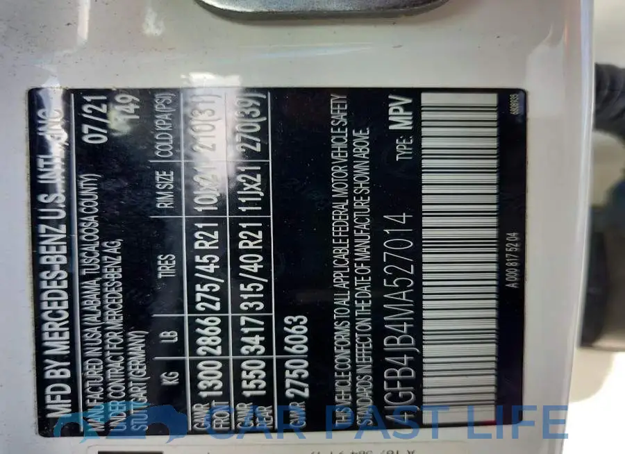 4JGFB4JB4MA527014# 13
