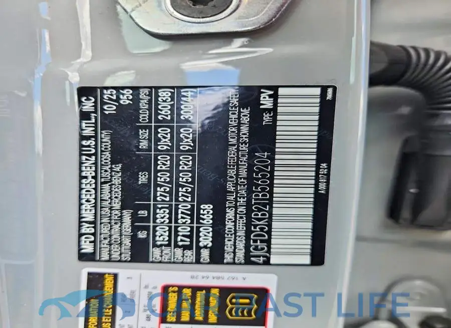4JGFD5KB2TB565204# 13