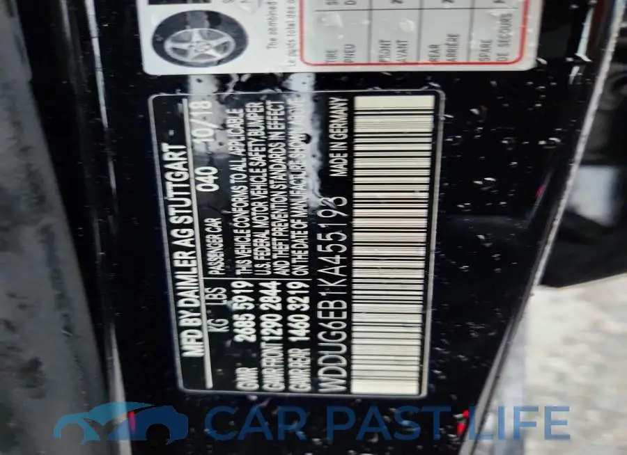 WDDUG6EB1KA455193# 12