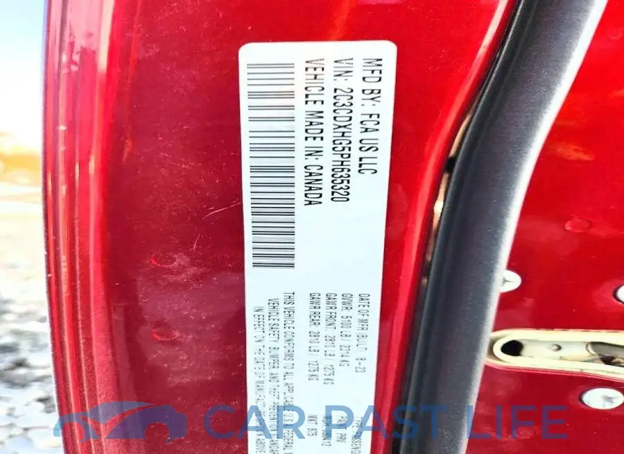 2C3CDXHG5PH635320# 12