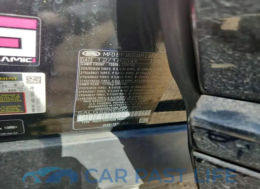 SALGS2RE5KA540954# 13