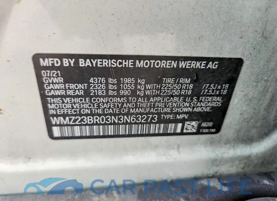 WMZ23BR03N3N63273# 13