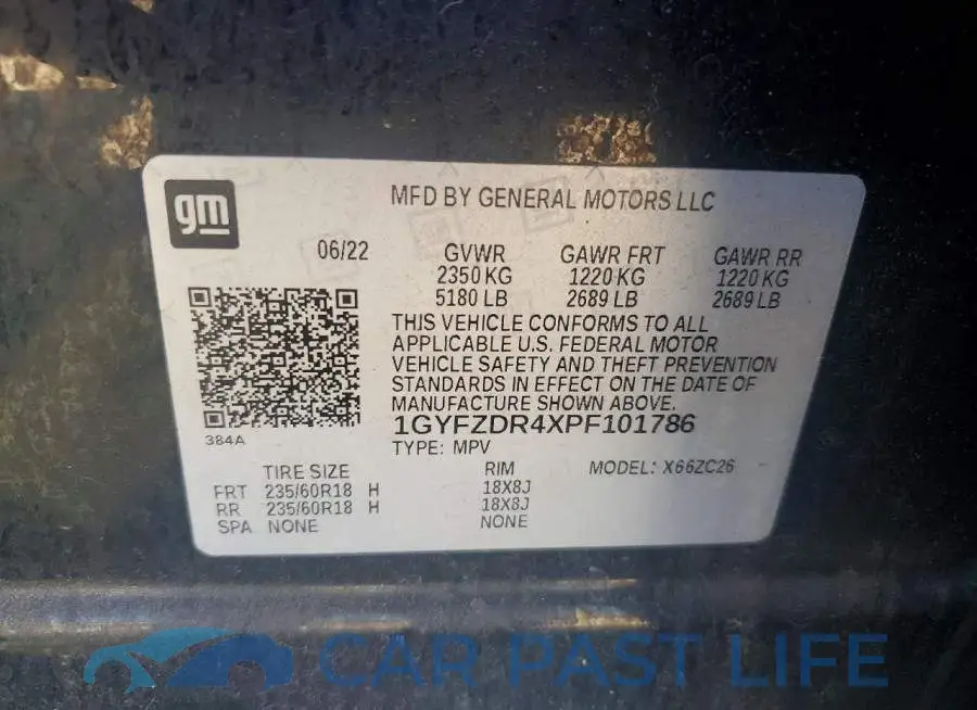 1GYFZDR4XPF101786# 13