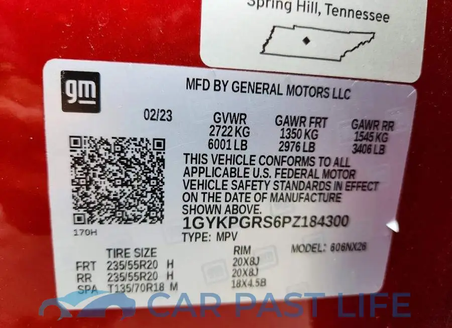 1GYKPGRS6PZ184300# 13