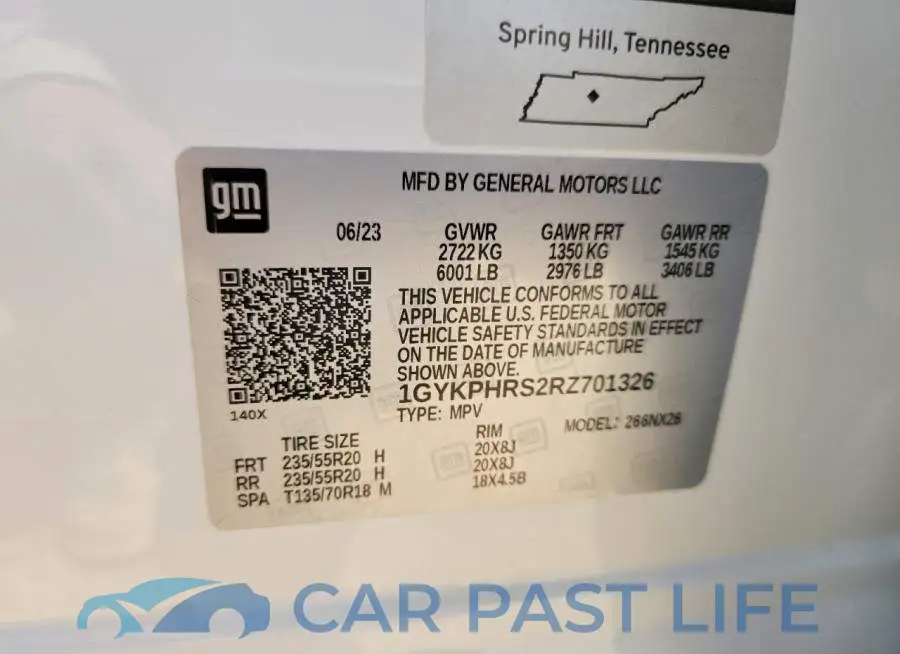 1GYKPHRS2RZ701326# 13