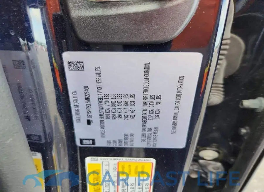 1GYS4RKL5MR226460# 13