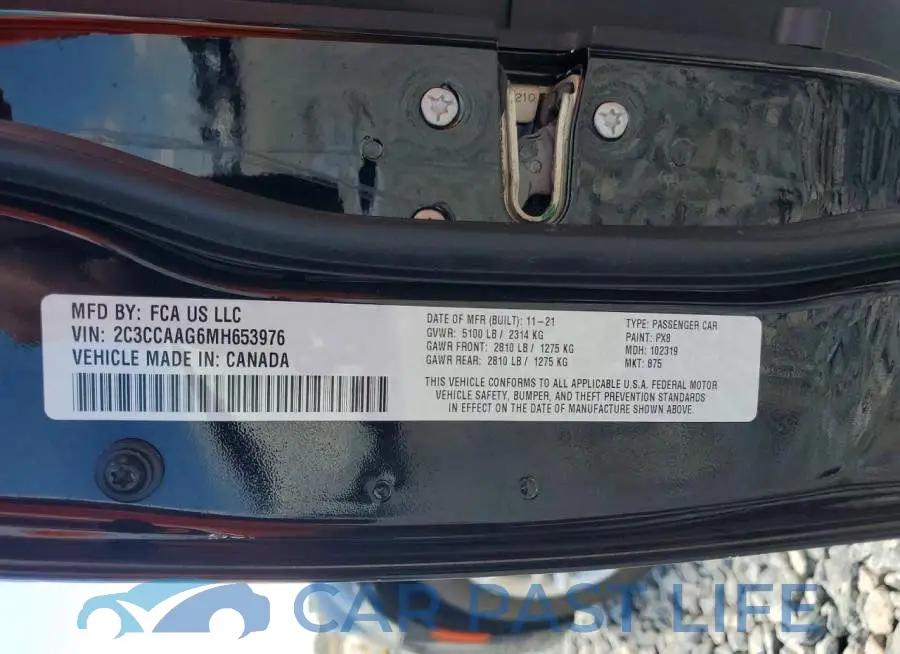 2C3CCAAG6MH653976# 12