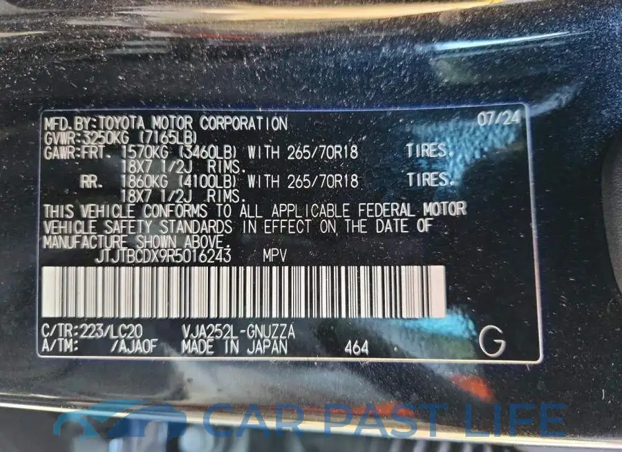 JTJTBCDX9R5016243# 13