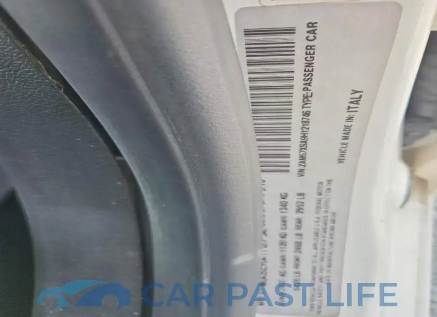 ZAM57XSA9H1218746# 13