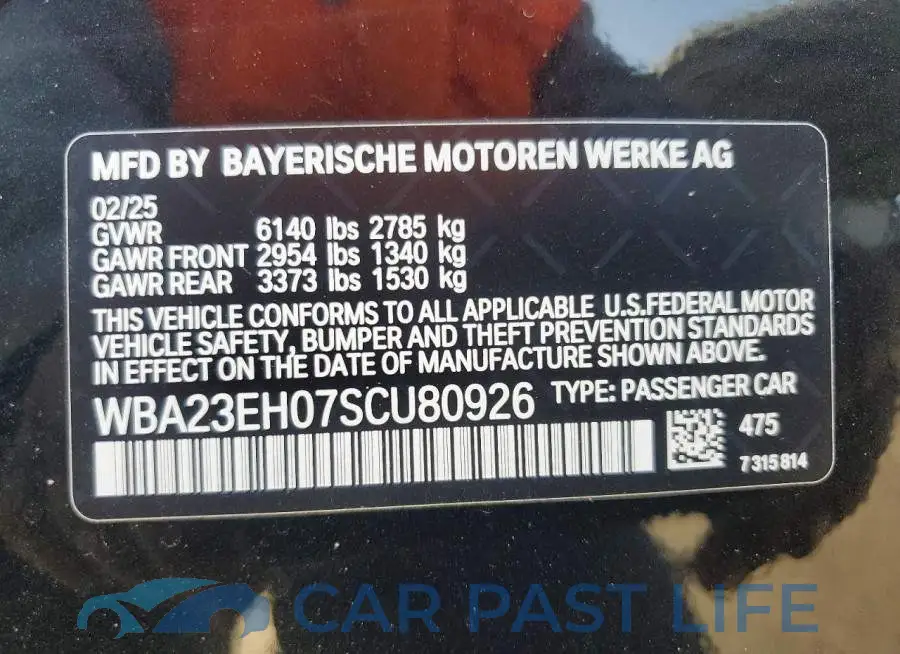 WBA23EH07SCU80926# 12