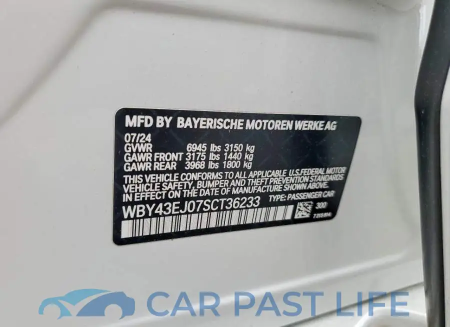 WBY43EJ07SCT36233# 12