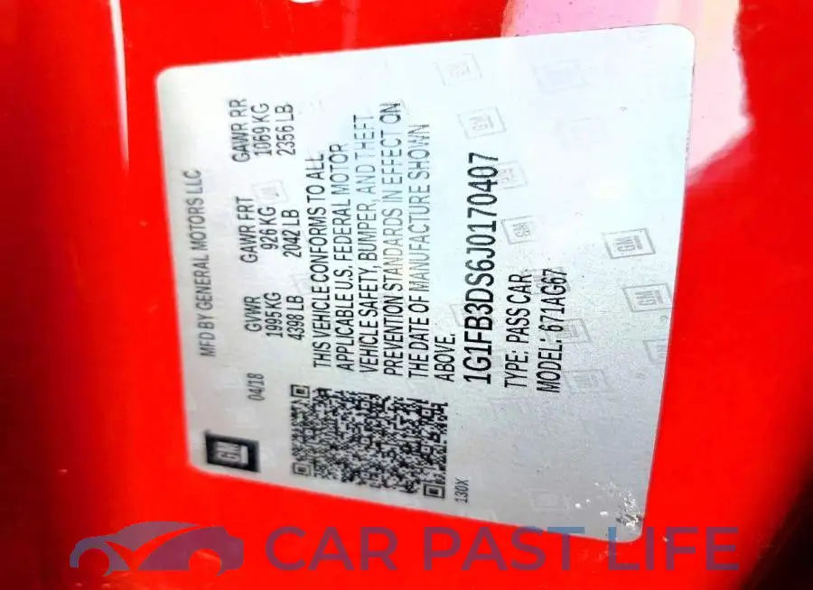 1G1FB3DS6J0170407# 12
