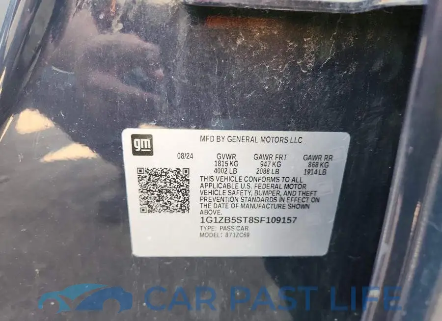 1G1ZB5ST8SF109157# 12