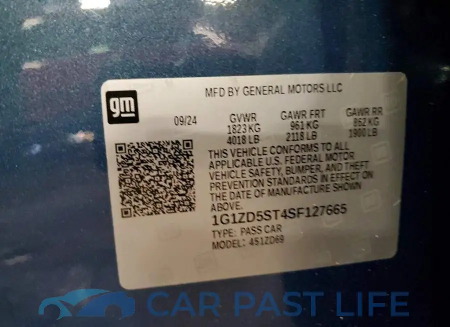 1G1ZD5ST4SF127665# 12