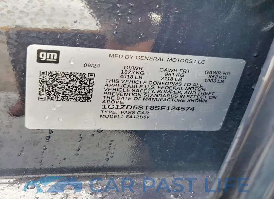 1G1ZD5ST8SF124574# 12