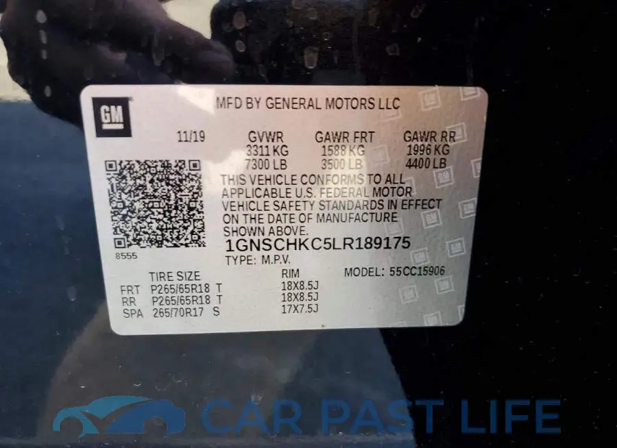 1GNSCHKC5LR189175# 13