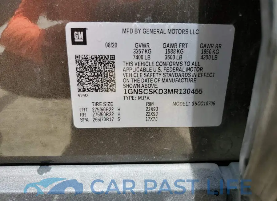 1GNSCSKD3MR130455# 14