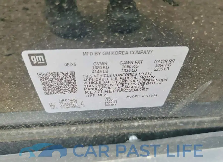 KL77LHEP8SC334057# 12