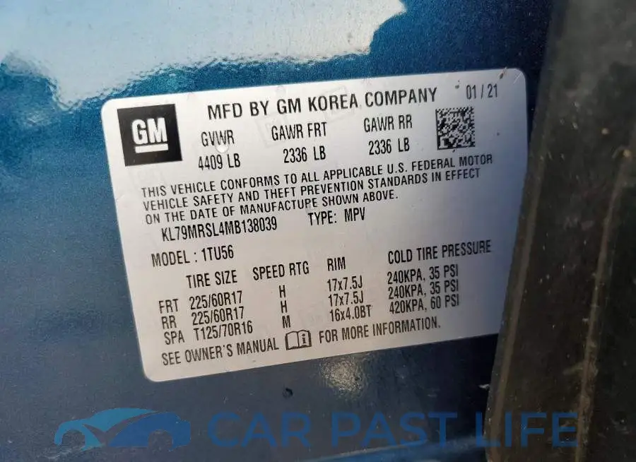 KL79MRSL4MB138039# 12