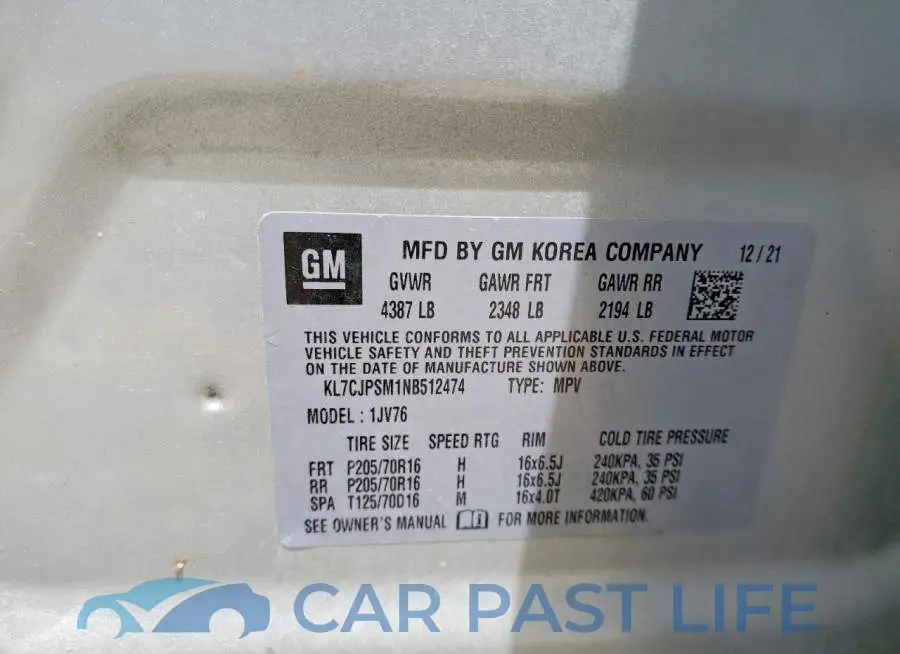 KL7CJPSM1NB512474# 12