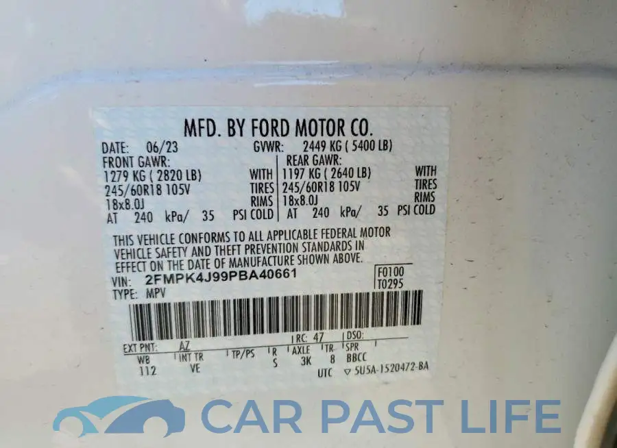2FMPK4J99PBA40661# 13