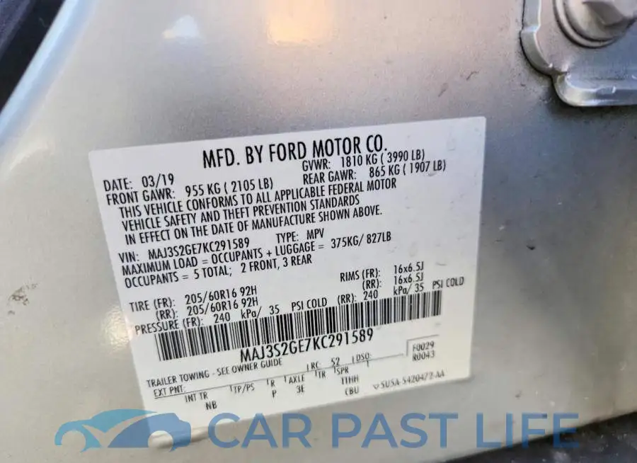 MAJ3S2GE7KC291589# 14