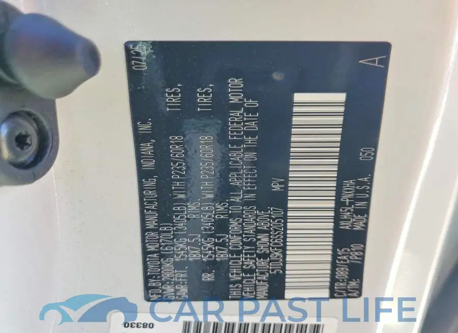 5TDJSKFC6SS205107# 14
